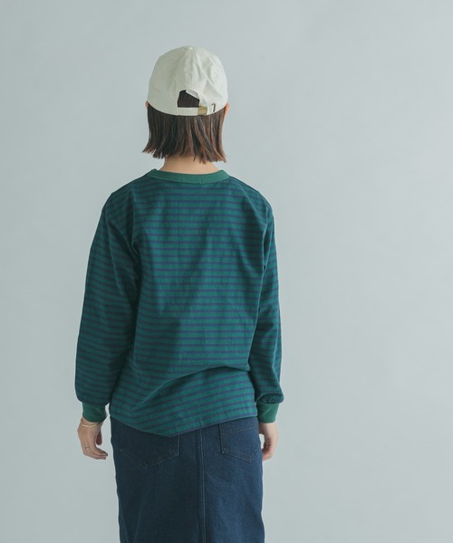 FORK&SPOON(フォークアンドスプーン)の「FORK&SPOON ボーダーロングスリーブTシャツ(Tシャツ/カットソー・レディース・ブラック系その他/ブラウン系その他/グリーン系その他/ピンク系その他・1/2)」の22枚目の写真