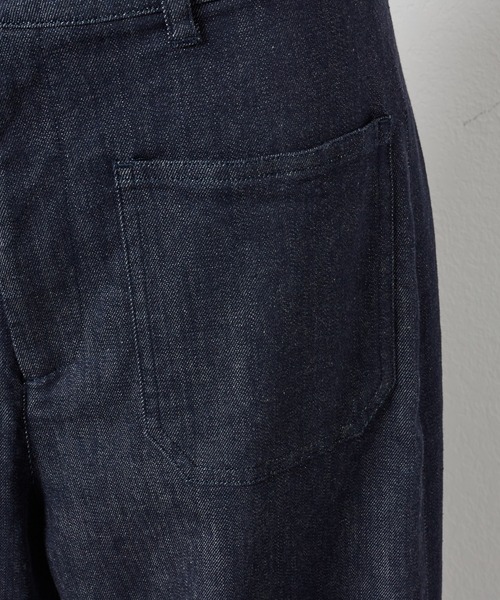 BEARDSLEY（ビアズリー）の「ノンフェードバギーデニムパンツ（デニムパンツ・レディース・インディゴブルー・1/2/0）」の4枚目の写真