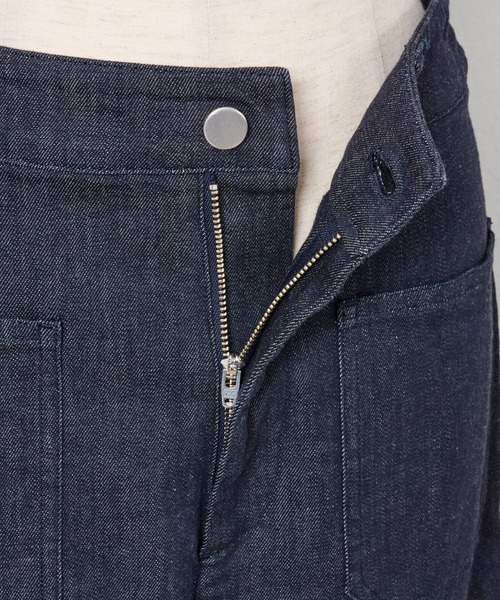 BEARDSLEY（ビアズリー）の「ノンフェードバギーデニムパンツ（デニムパンツ・レディース・インディゴブルー・1/2/0）」の5枚目の写真