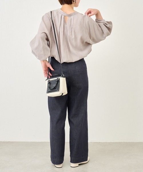 BEARDSLEY（ビアズリー）の「ノンフェードバギーデニムパンツ（デニムパンツ・レディース・インディゴブルー・1/2/0）」の16枚目の写真