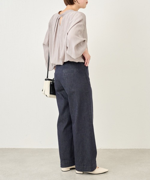 BEARDSLEY（ビアズリー）の「ノンフェードバギーデニムパンツ（デニムパンツ・レディース・インディゴブルー・1/2/0）」の18枚目の写真