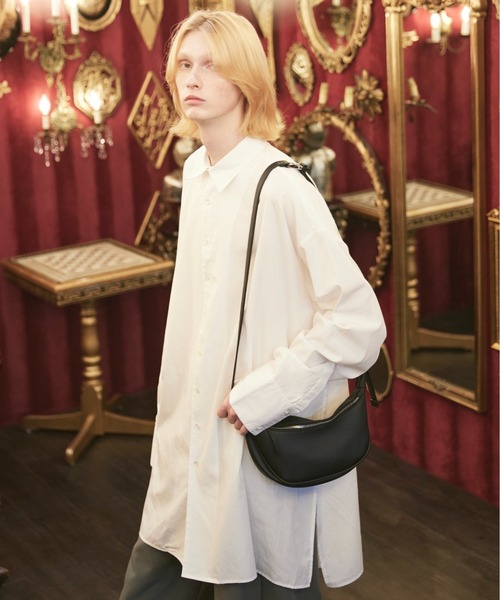 ln fortis(ロンフォルティス)の「ln fortis - モンスターサイズクールアップシャツ(シャツ/ブラウス・メンズ・ホワイト/ブラック/ブルー・FREE)」の2枚目の写真