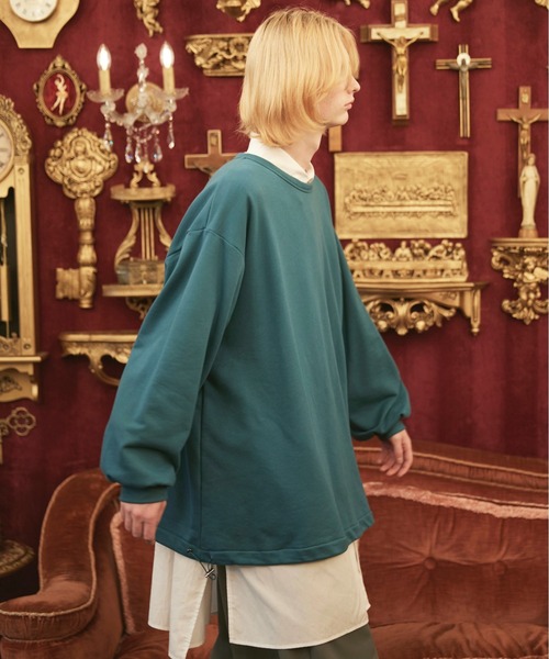 ln fortis(ロンフォルティス)の「ln fortis - モンスターサイズクールアップシャツ(シャツ/ブラウス・メンズ・ホワイト/ブラック/ブルー・FREE)」の10枚目の写真