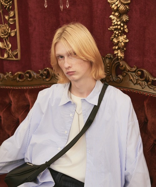 ln fortis(ロンフォルティス)の「ln fortis - モンスターサイズクールアップシャツ(シャツ/ブラウス・メンズ・ホワイト/ブラック/ブルー・FREE)」の22枚目の写真