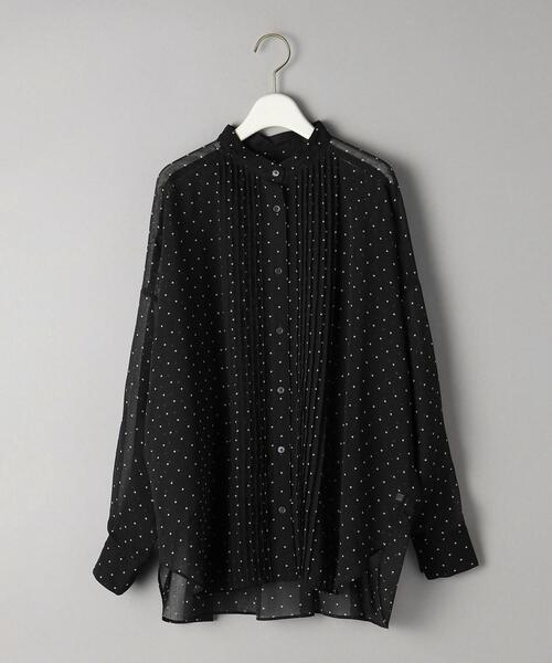 BEAUTY&YOUTH　ドットピンタックバンドカラー　シャツ BEAUTY&YOUTH UNITED ARROWS（ビューティーアンドユース