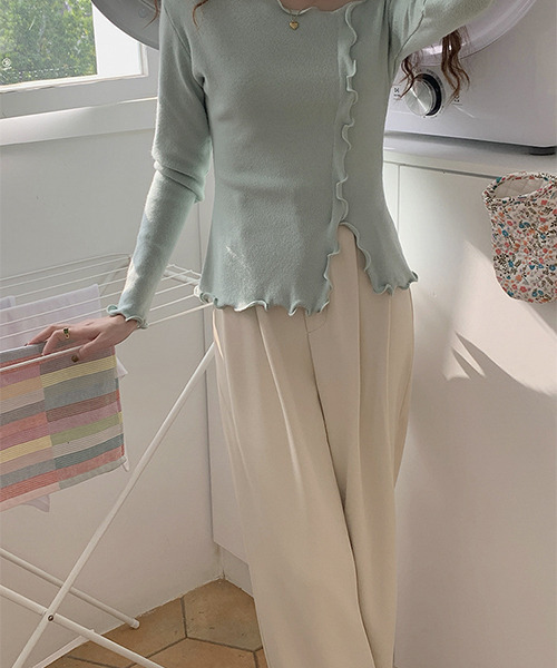 c.u.l（シーユーエル）の「ストレートタックスラックス culw278（スラックス・レディース・ベージュ/アイボリー/ブラック・L/M）」の19枚目の写真