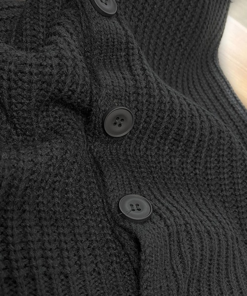 reca（レカ）の「チルデンニットベスト（ベスト・レディース・ブラック/アイボリー/グレイッシュベージュ・FREE）」の12枚目の写真