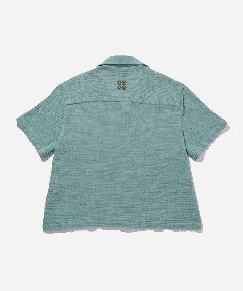Saturdays NYC(サタデーズ ニューヨークシティ )の「Dani Cotton Gauze Shirt(シャツ/ブラウス・レディース・グリーン/クリーム/キナリ・X-SMALL/S/L/M)」の7枚目の写真