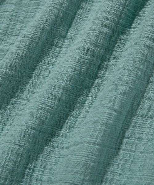 Saturdays NYC(サタデーズ ニューヨークシティ )の「Dani Cotton Gauze Shirt(シャツ/ブラウス・レディース・グリーン/クリーム/キナリ・X-SMALL/S/L/M)」の9枚目の写真