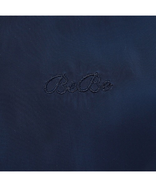 BeBe（ベベ）の「BeBe/マットタフタバックロゴブルゾン(90~150cm)（ブルゾン・キッズ・ネイビー/ベージュ・130/140/120/110/150/90/100）」の14枚目の写真