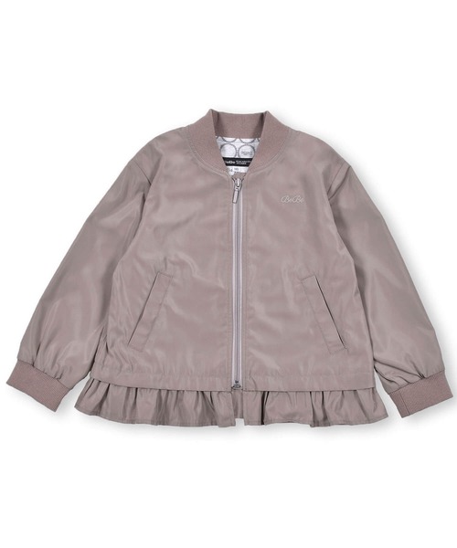 BeBe（ベベ）の「BeBe/マットタフタバックロゴブルゾン(90~150cm)（ブルゾン・キッズ・ネイビー/ベージュ・130/140/120/110/150/90/100）」の18枚目の写真