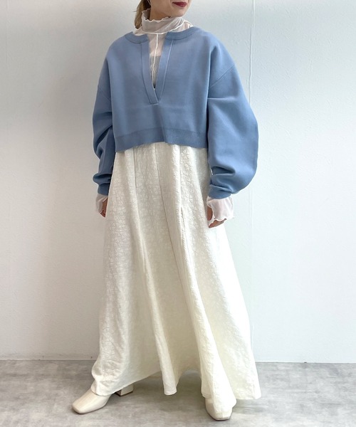 w closet（ダブルクローゼット）の「【2WAY】キーネックショート