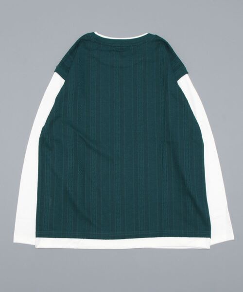 ikka（イッカ）の「フェイクベストロンＴ（Tシャツ/カットソー・メンズ・ネイビー/ワイン/ベージュ/グリーン・S/M/XL/L）」の13枚目の写真