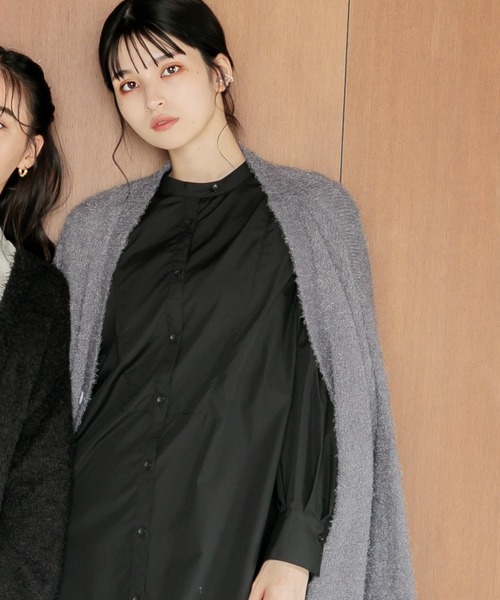 Dita Muaj.（ディータムアージュ）の「【ZOZO限定】Muaj.フェザーヤーン オーバーサイズ ニットカーディガン 長袖（カーディガン/ボレロ・レディース・グレー/ホワイト/ベージュ/ブラック・FREE）」の14枚目の写真