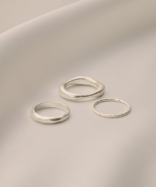 novice(ノーヴィス)の「【novice】Nuance Ring 3 set(リング・レディース・シルバー/ゴールド・FREE)」の9枚目の写真