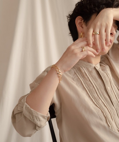 novice(ノーヴィス)の「【novice】Nuance Ring 3 set(リング・レディース・シルバー/ゴールド・FREE)」の3枚目の写真