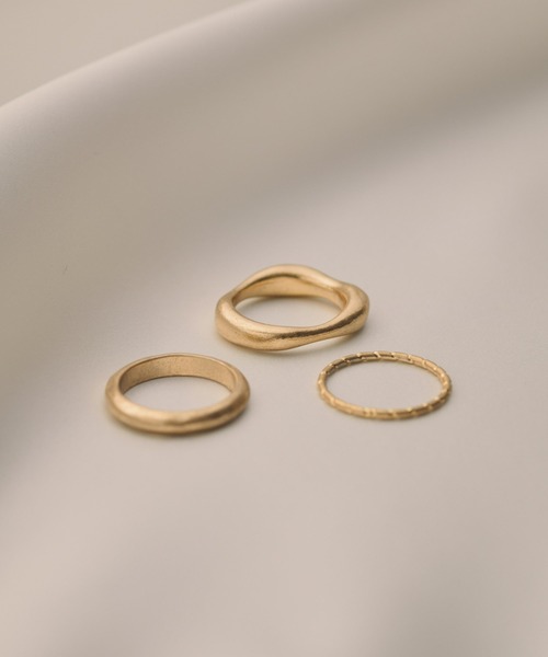 novice(ノーヴィス)の「【novice】Nuance Ring 3 set(リング・レディース・シルバー/ゴールド・FREE)」の14枚目の写真