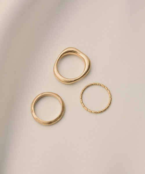 novice(ノーヴィス)の「【novice】Nuance Ring 3 set(リング・レディース・シルバー/ゴールド・FREE)」の16枚目の写真