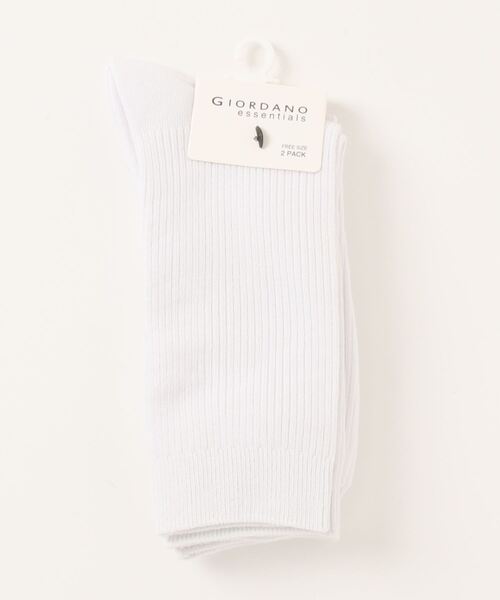 GIORDANO（ジョルダーノ）の「[ GIORDANO ]2パックロングソックス（ソックス/靴下・レディース・ダークベージュ/グリーン/ダークグレー/ホワイト/ブラック/レッド・FREE）」の22枚目の写真