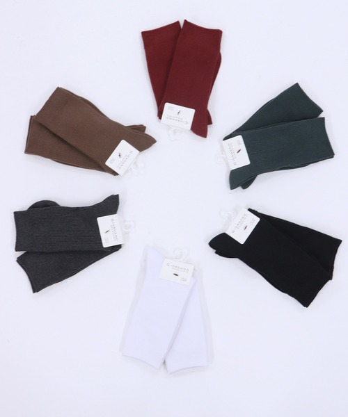 GIORDANO（ジョルダーノ）の「[ GIORDANO ]2パックロングソックス（ソックス/靴下・レディース・ダークベージュ/グリーン/ダークグレー/ホワイト/ブラック/レッド・FREE）」の17枚目の写真