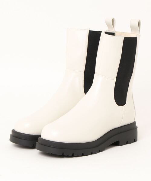 Piedi Nudi(ピエディヌーディ)の「ボリュームソール チェルシーブーツ(ブーツ・レディース・ブラック/ブラウン/アイボリー・M/S/L)」の11枚目の写真