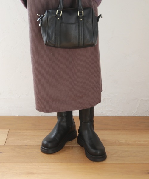 Piedi Nudi(ピエディヌーディ)の「ボリュームソール チェルシーブーツ(ブーツ・レディース・ブラック/ブラウン/アイボリー・M/S/L)」の12枚目の写真