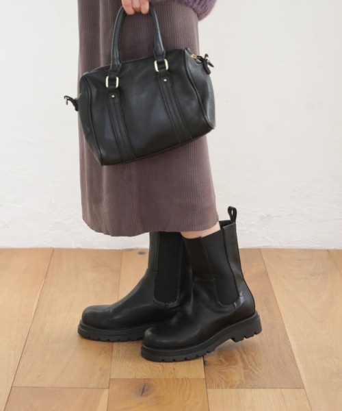 Piedi Nudi(ピエディヌーディ)の「ボリュームソール チェルシーブーツ(ブーツ・レディース・ブラック/ブラウン/アイボリー・M/S/L)」の16枚目の写真