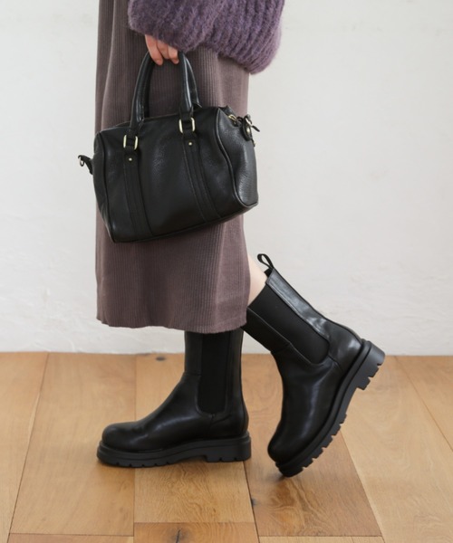 Piedi Nudi(ピエディヌーディ)の「ボリュームソール チェルシーブーツ(ブーツ・レディース・ブラック/ブラウン/アイボリー・M/S/L)」の19枚目の写真