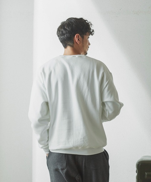 CAL O LINE(キャルオーライン)の「CAL O LINE P.E.スウェットシャツ CFW-220(スウェット・メンズ・グレー/ホワイト/ブラック・L/M)」の5枚目の写真