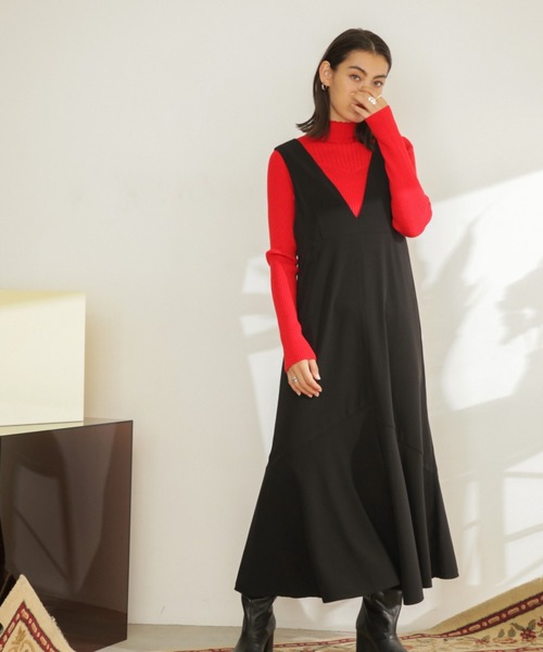 ROSE BUD(ローズバッド)の「リブニットインナー(ニット/セーター・レディース・ホワイト/ブラック/レッド/グリーン・FREE)」の12枚目の写真