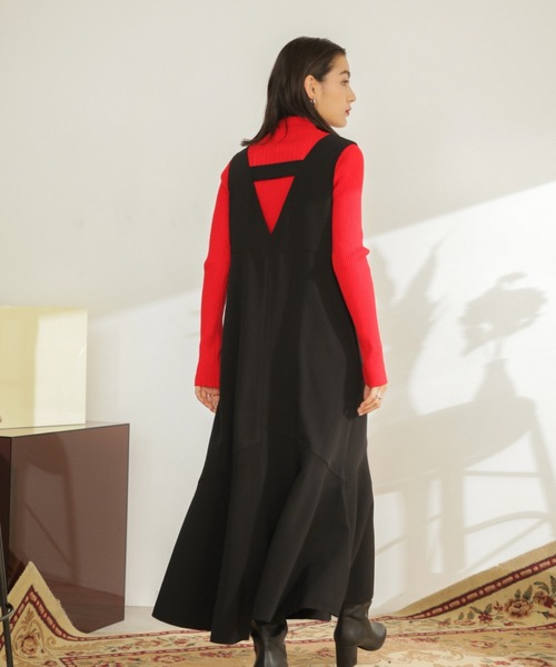 ROSE BUD(ローズバッド)の「リブニットインナー(ニット/セーター・レディース・ホワイト/ブラック/レッド/グリーン・FREE)」の13枚目の写真