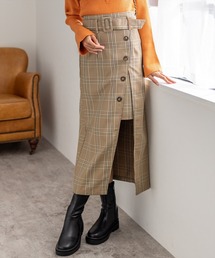 clear | レイヤードラップスカート ≪2022AW新作≫(スカート)