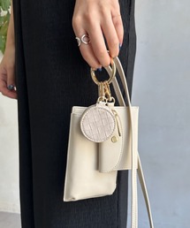 DouDou | メッシュコインケース付スマホショルダー(ショルダーバッグ)