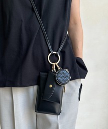DouDou | メッシュコインケース付スマホショルダー(ショルダーバッグ)