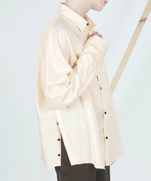 JULLIN | 【JULLIN】 side slit button drape shirt  / サイドスリットボタンドレープシャツ(シャツ/ブラウス)