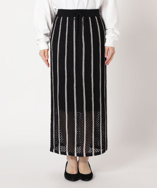 JOURNAL STANDARD（ジャーナルスタンダード）の「GIMACOTTONメッシュスカート（スカート・レディース・ブラック系その他/ベージュ・FREE）」の14枚目の写真