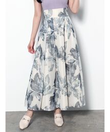 MERCURYDUO | ぼかしフラワーメッシュリバーシブルスカート(スカート)
