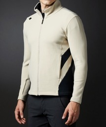 DESCENTE GOLF（デサントゴルフ）の「オンタイムコンパクトパイル起毛ジャージージャケット ストレッチ UVカット 防風 保温 ゴルフウエア メンズ スポーツ（ブルゾン・メンズ）」