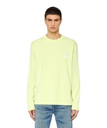 DIESEL | メンズ 長そで Tシャツ ルーズフィット(Tシャツ/カットソー)