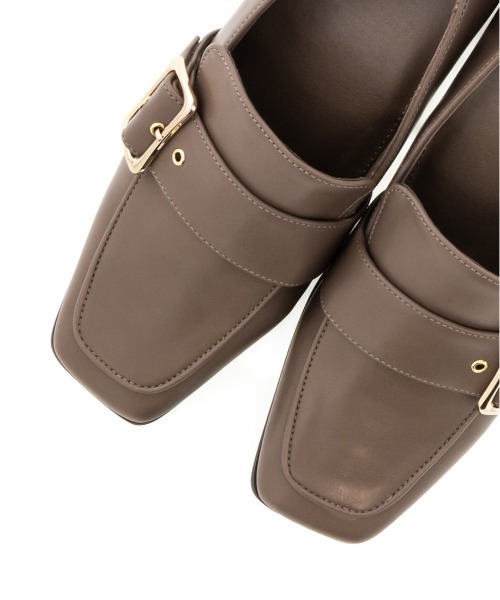 RANDA（ランダ）の「ゴールドバックルヒールアップシューズ（ドレスシューズ・レディース・ブラック/ワイン/グレイッシュベージュ・M/L/LL/S）」の13枚目の写真