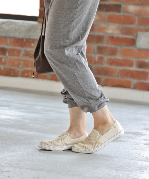 JOURNAL STANDARD（ジャーナルスタンダード）の「【Rivieras/リビエラ】 クラシック メッシュ スリッポン #（その他シューズ・レディース・ベージュ/ネイビー/グリーン・38/36/37/39）」の16枚目の写真