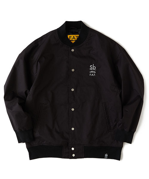 FAT（エフエイティー）の「BALLAWARD（スタジャン・メンズ・グレー/ブラック/ホワイト/ネイビー・TITCH(M)/SKINNY(L)/FAT(XL)/JUMBO(XXL)）」の2枚目の写真