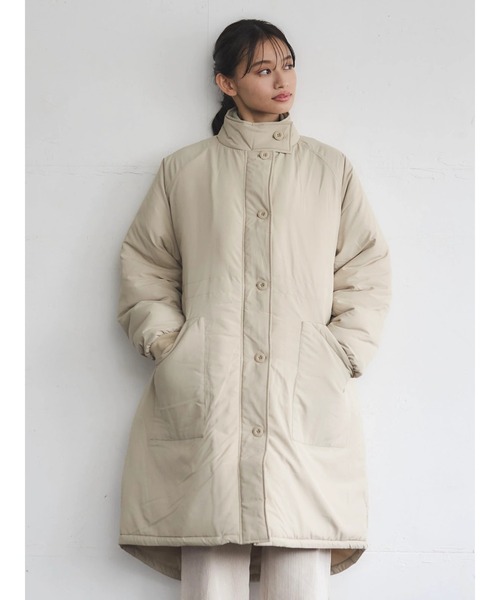 Petit fleur（プチフルール）の「・Petit Fleur ナカワタロングコート（その他アウター・レディース・ブラック/ベージュ・FREE）」の17枚目の写真