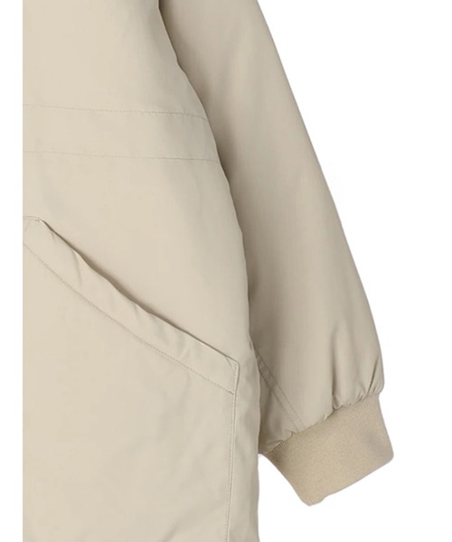 Petit fleur（プチフルール）の「・Petit Fleur ナカワタロングコート（その他アウター・レディース・ブラック/ベージュ・FREE）」の5枚目の写真