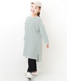 devirock | ゆるっとボーダー 長袖ワンピース(ワンピース)