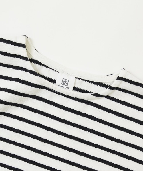 devirock(デビロック)の「ゆるっとボーダー 長袖ワンピース(ワンピース・キッズ・ブラック/ダークベージュ/ラベンダー/ブルー/グリーン系その他・130cm/110cm/100cm/160cm/140cm/150cm/120cm)」の13枚目の写真