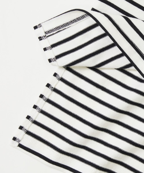 devirock(デビロック)の「ゆるっとボーダー 長袖ワンピース(ワンピース・キッズ・ブラック/ダークベージュ/ラベンダー/ブルー/グリーン系その他・130cm/110cm/100cm/160cm/140cm/150cm/120cm)」の15枚目の写真