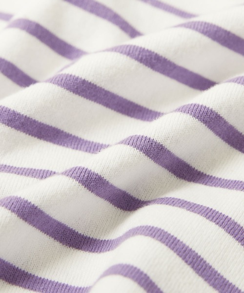 devirock(デビロック)の「ゆるっとボーダー 長袖ワンピース(ワンピース・キッズ・ブラック/ダークベージュ/ラベンダー/ブルー/グリーン系その他・130cm/110cm/100cm/160cm/140cm/150cm/120cm)」の18枚目の写真