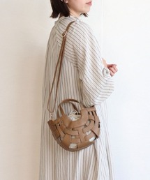 MIAN  | 合皮編みミニ2wayトート(ショルダーバッグ)