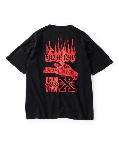 MANASTASH（マナスタッシュ）の「MANASTASH/マナスタッシュ CiTee X Tシャツ（Tシャツ/カットソー・メンズ・ホワイト/ブラック・MEDIUM/LARGE/X-LARGE）」の2枚目の写真